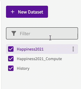 dataset filter